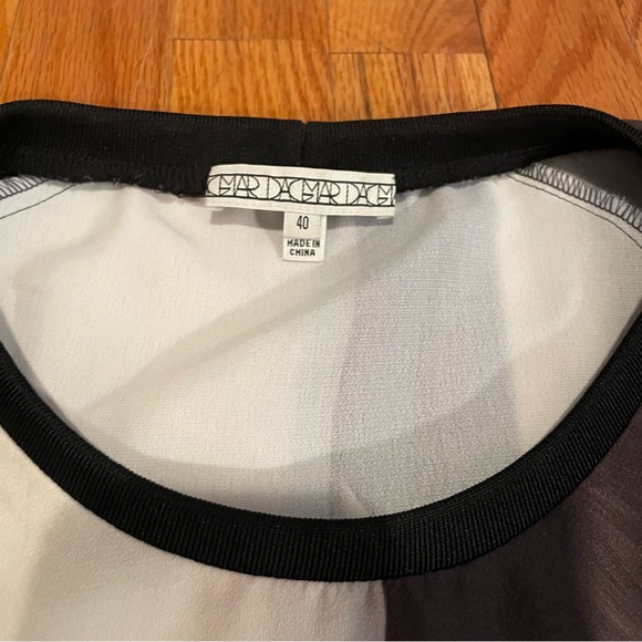 Dagmar Black & White Abstract Jumper - Picture 3 of 8